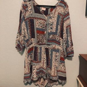 Patterned Romper